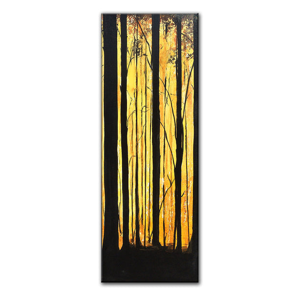 Original Landscape Painting forest Trees Gallery Fine Art By Henry Par ...