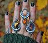 Size 6.75-7, Autumn Light, Oregon Opal and Baltic Amber