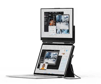Duex Float laptop monitor extender
