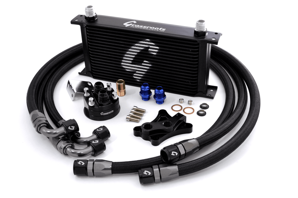 Amazon Com 16 Row Oil Cooler Kit Replacement For Nissan Silvia S13 S14 180sx 200sx 240sx Sr20det Turbo Automotive