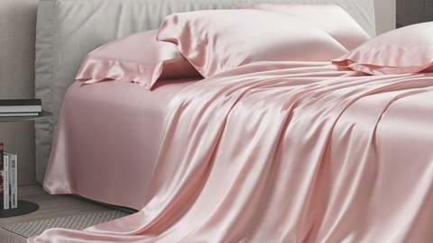 silk bed set