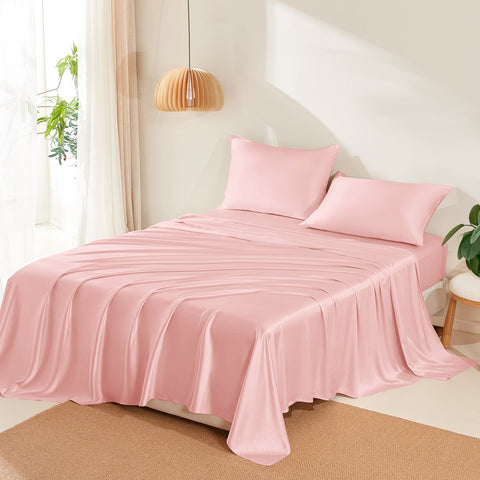 pink silk sheet