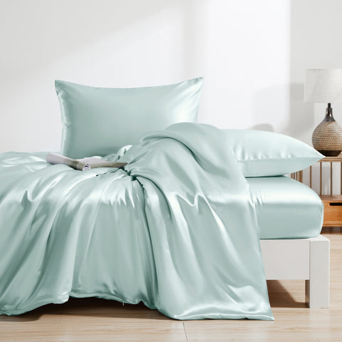 Achieve Bigger Dreams In Silk Duvet Cover