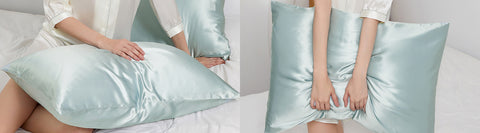 100% Grade 6A Mulberry Silk Pillowcase - Luxurious Bedding for Beauty Sleep and Hair Health