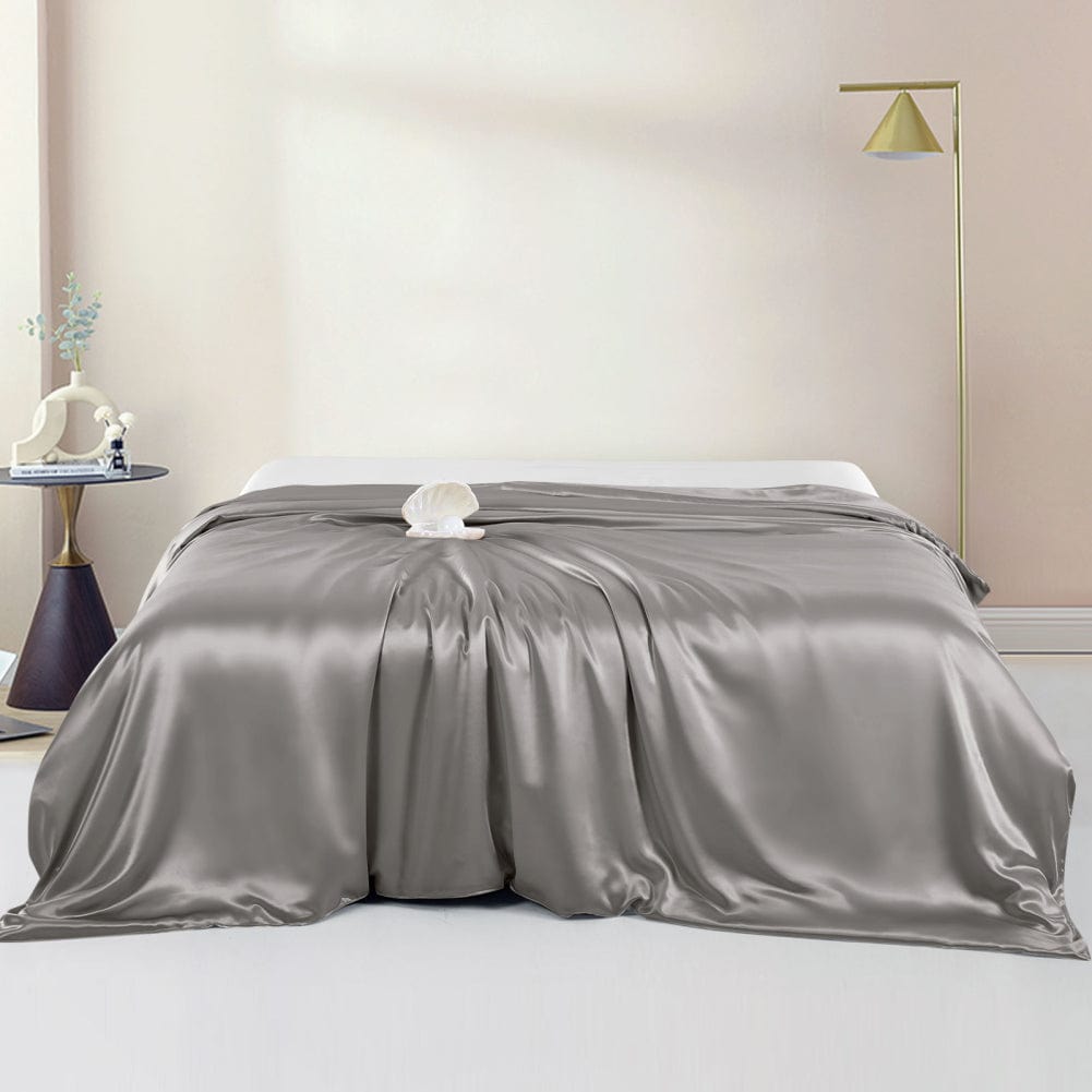 Luxury 22 Momme Mulberry Silk Duvet Cover Queen Size THX Silk