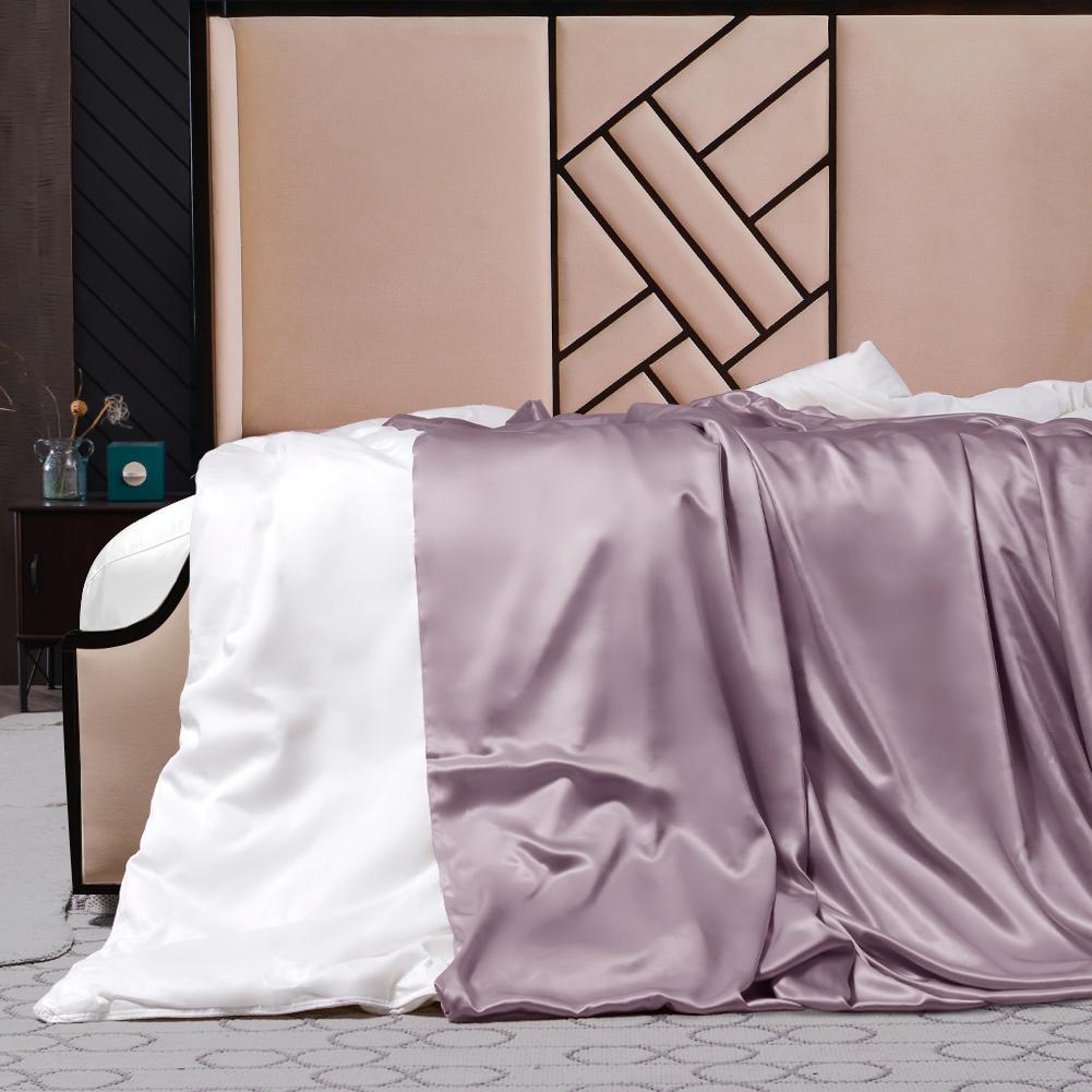 Luxury Silk Comforter Set With Removable Duvet Cover Winter Thx Silk