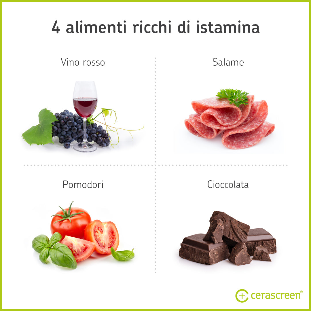 4 alimenti ricchi di istamina