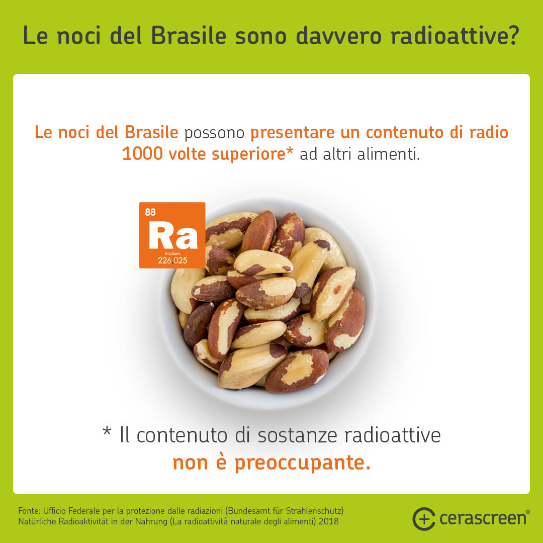 Le noci del Brasile sono radioattive?
