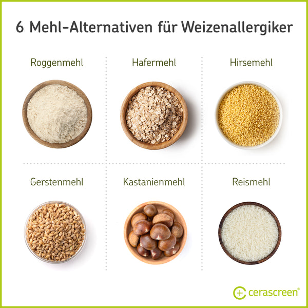Mehl-Alternativen für Weizenallergiker