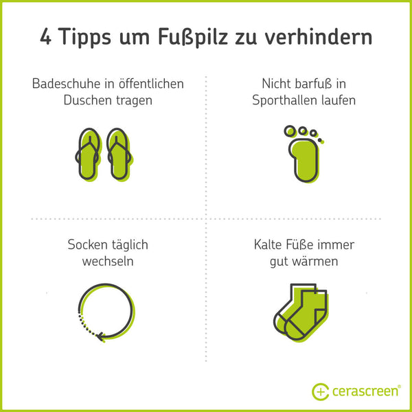 Tipps. um Fußpilz vorzubeugen