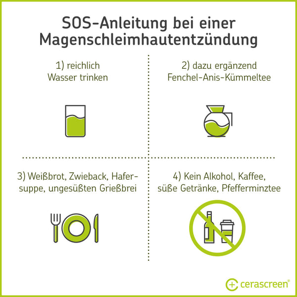 SOS-Anleitung für Magenschleimhautentzündung