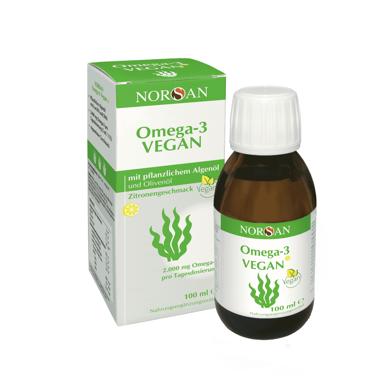 Veganes Omega-3 Öl (Zitrone)