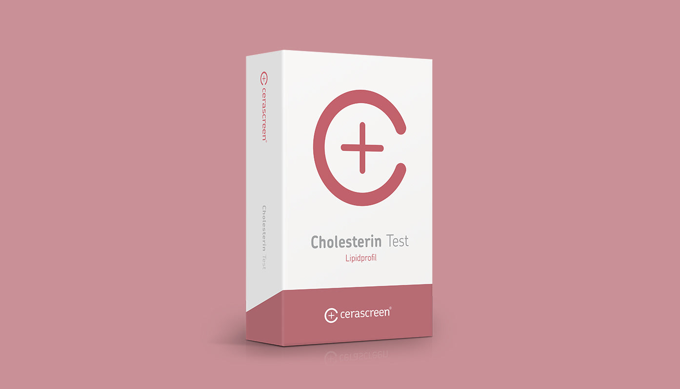 Verpackung des Cholesterin Tests von cerascreen