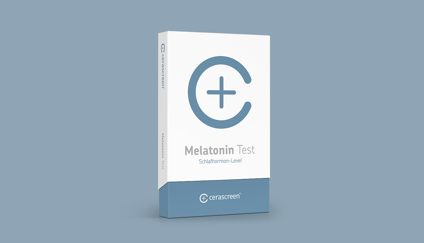 Verpackung des Melatonin Tests von cerascreen