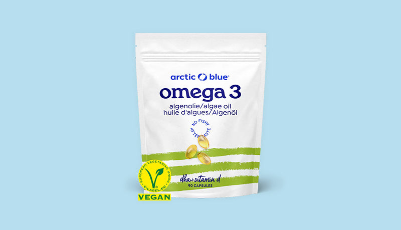 Omega 3 vegan mit pflanzlichem Vitamin D3 - 90 Kapseln
