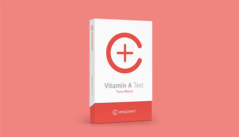 Verpackung des Vitamin A Tests von cerascreen