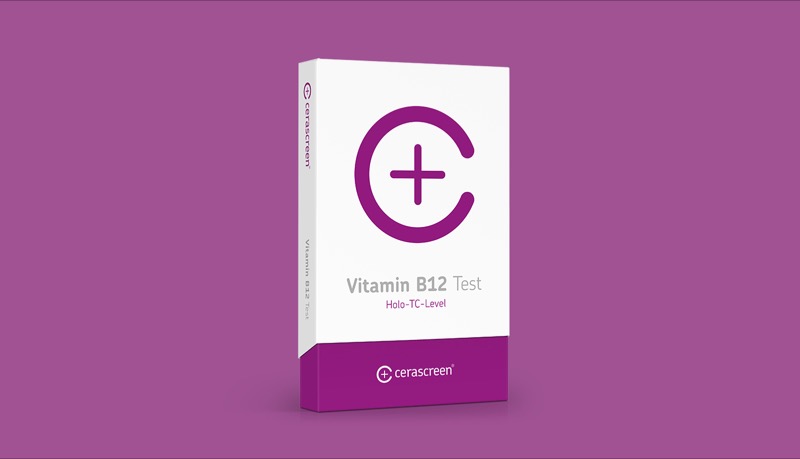 Verpackung des Vitamin B12 Tests von cerascreen