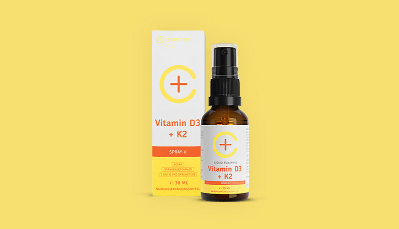 Vitamin-D-Spray (Vitamin D3 + K2) - Liquid Sunshine - 30ml