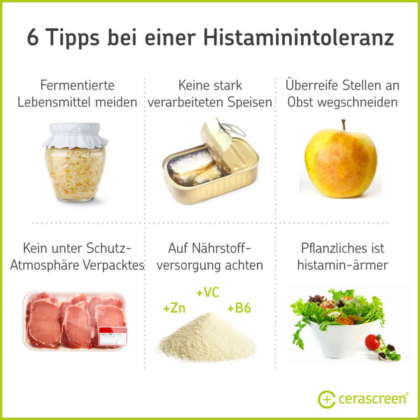 6 Tipps bei Histaminintoleranz