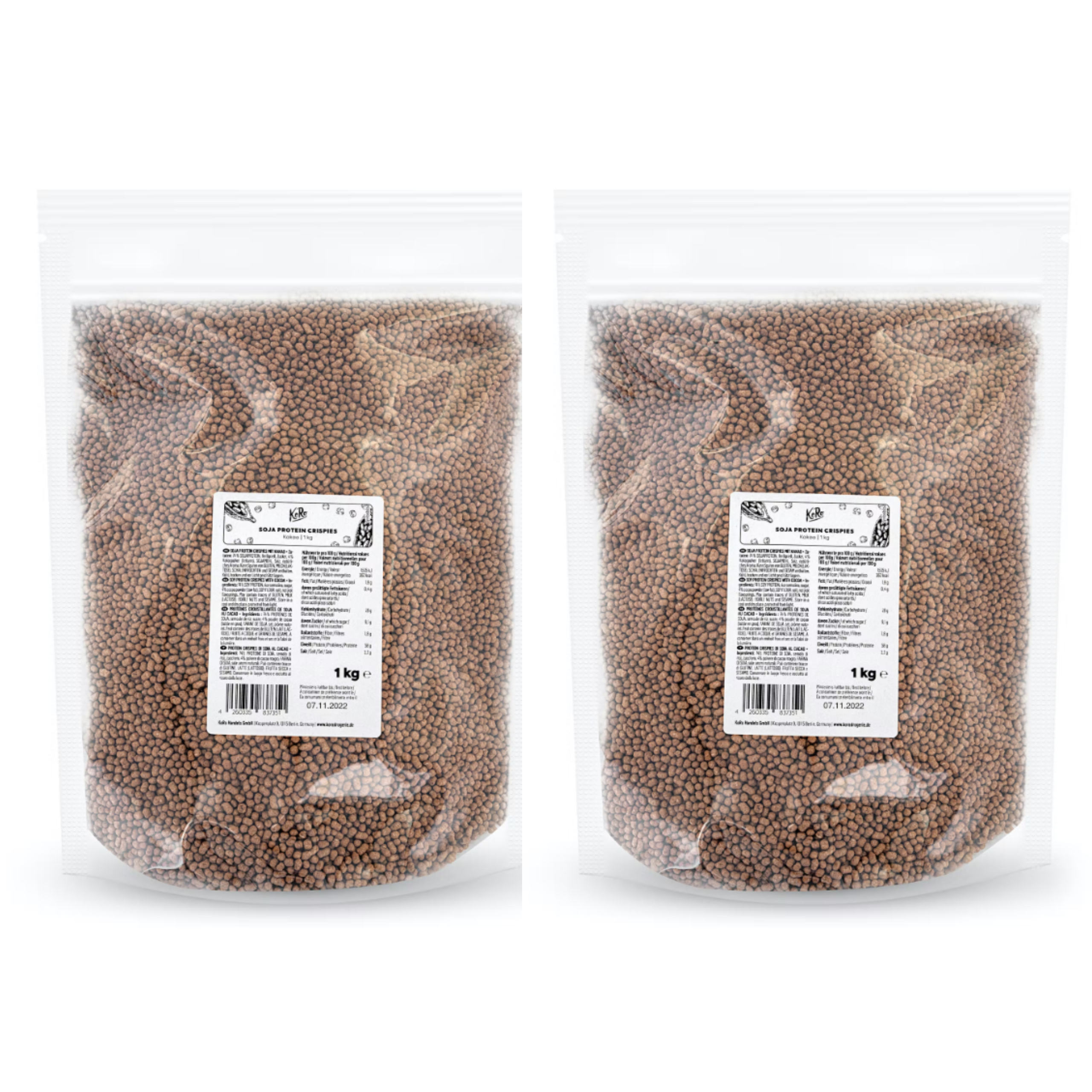 Doppelpackung Soja Protein Crispies