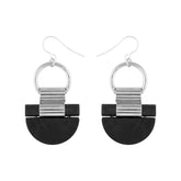 Kelohonka earrings, black and white