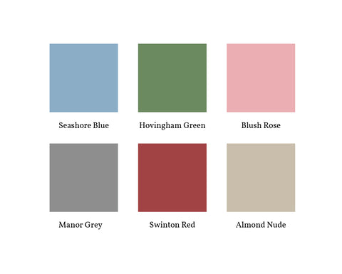 F&B Six Colour Options for Period Homes and Country Living