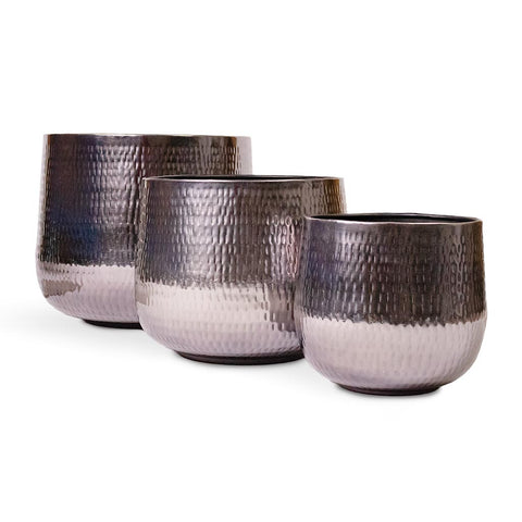 Mirrored Plant Pots