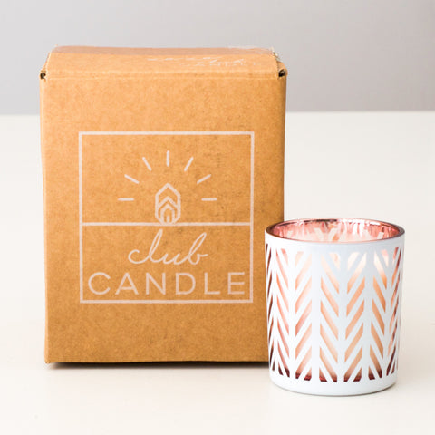 Club Candle Subscription box and candle