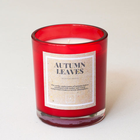 March Candle of the Month Autumn Leaves