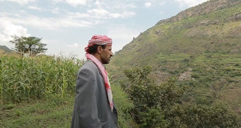 Coffee farmer in Yemen 