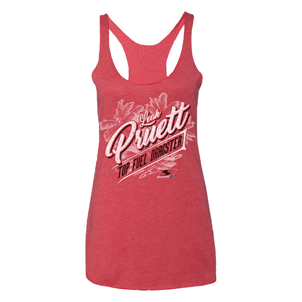 Ladies Leah Pruett Palm Tree Tank Top | Tony Stewart Racing | NitroMall