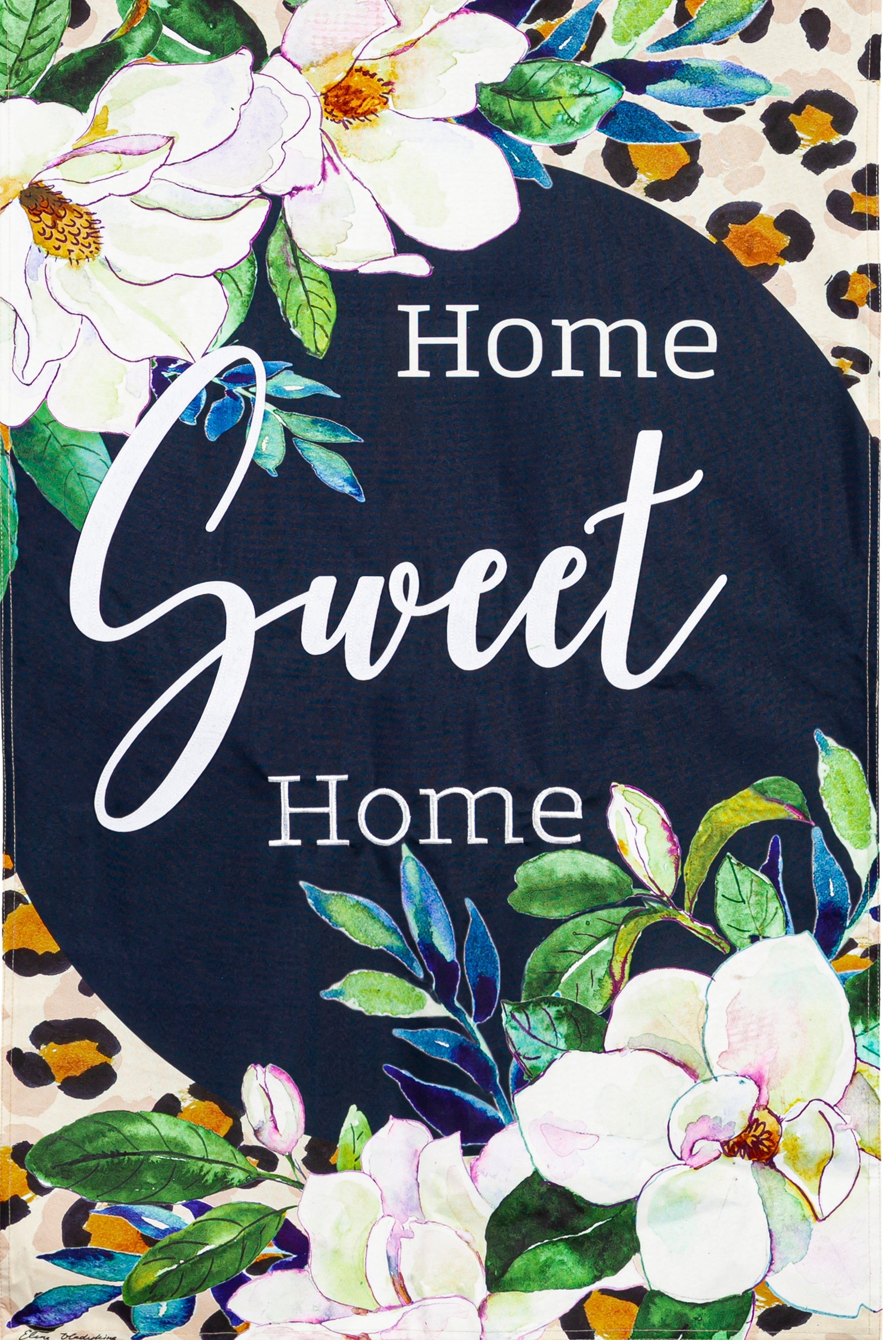 Magnolia Bloom House Flag