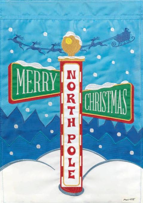 North Pole Merry Christmas GF