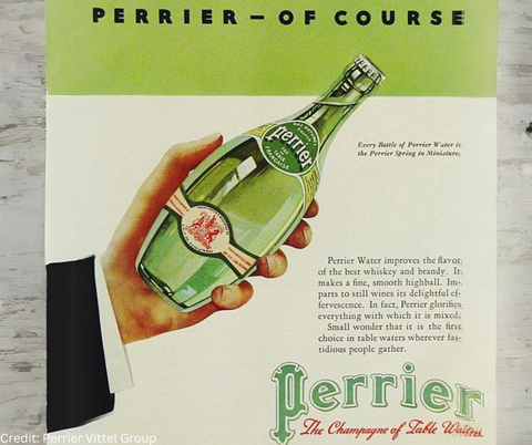 Perrier Magazine Ad