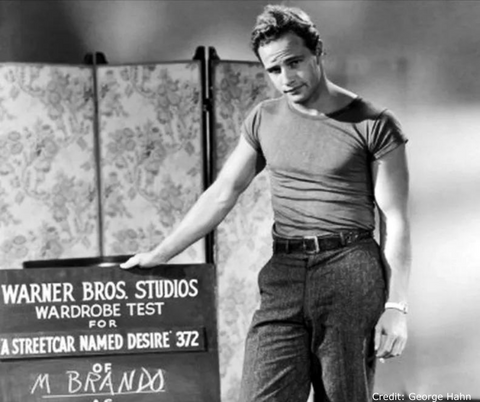 Marlon Brando in t-shirt