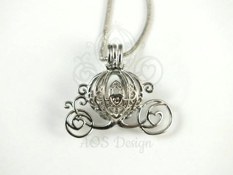 cinderella coach necklace