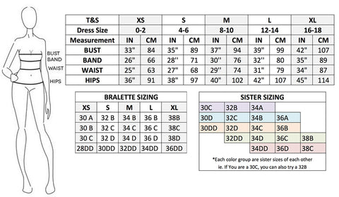 34dd Size Chart