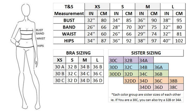 34d Bra Size Chart