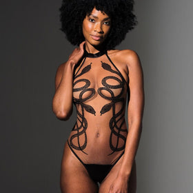 Thistle and Spire Women's Medusa Thong Bodysuit