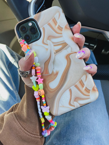 Caramel Delight | Marble Swirl Case