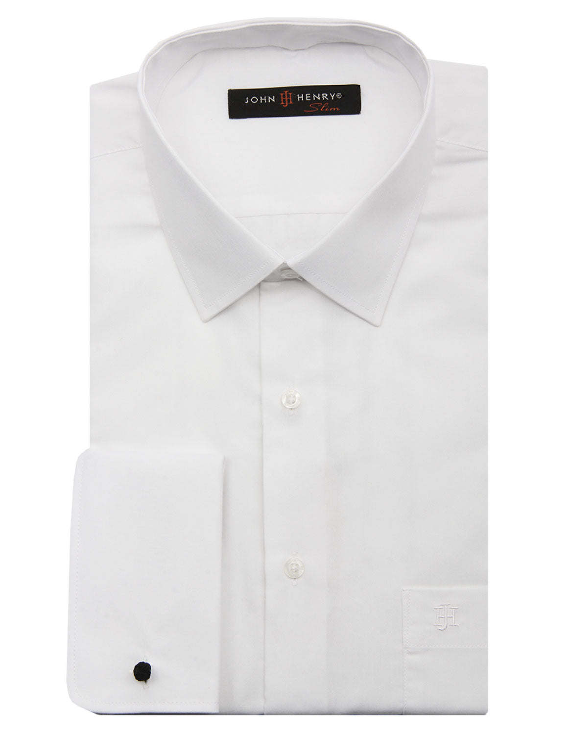 Camisa de Vestir Blanca con Puño Slim Fit – John Henry Mx