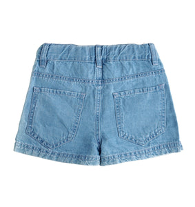 retro jean shorts