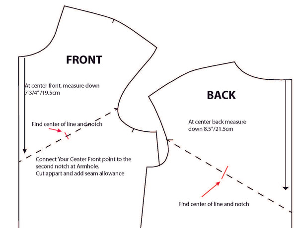 Reducing Volume in the Willow Sleeve – Fresh Press Patterns