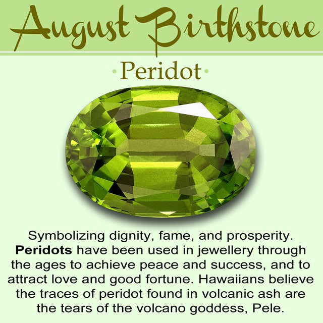 August Birthstone of the Month- Peridot – Carters Jewellers Northern BC