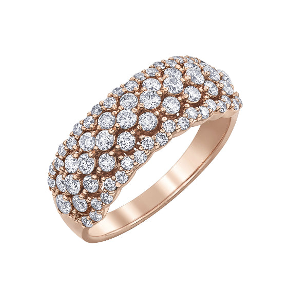 10k Rose Gold 1.00ctw Diamond Ring – Carters Jewellers Northern BC
