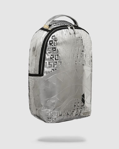 Sprayground Money Stash Flap DLXSV Unisex White/Grey Backpack