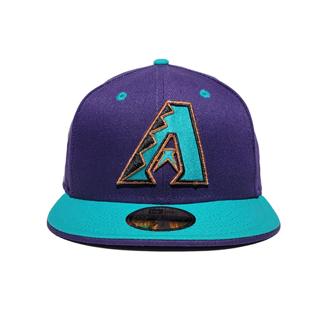 New Era Arizona Diamondbacks Purple 2001 Cooperstown Collection Core  49FORTY Fitted Hat