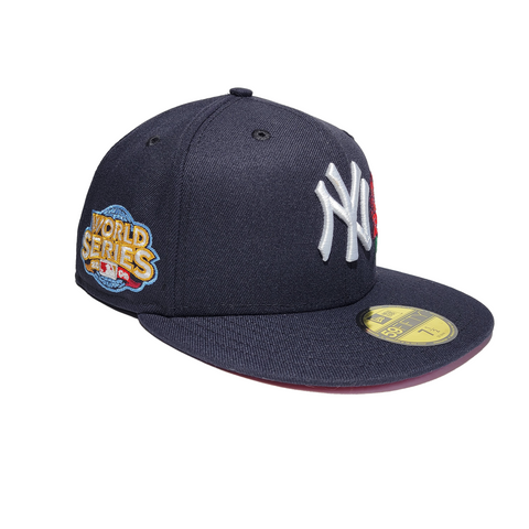 Buy MLB NEW YORK YANKEES ROSE 1999 WORLD SERIES PATCH 59FIFTY CAP