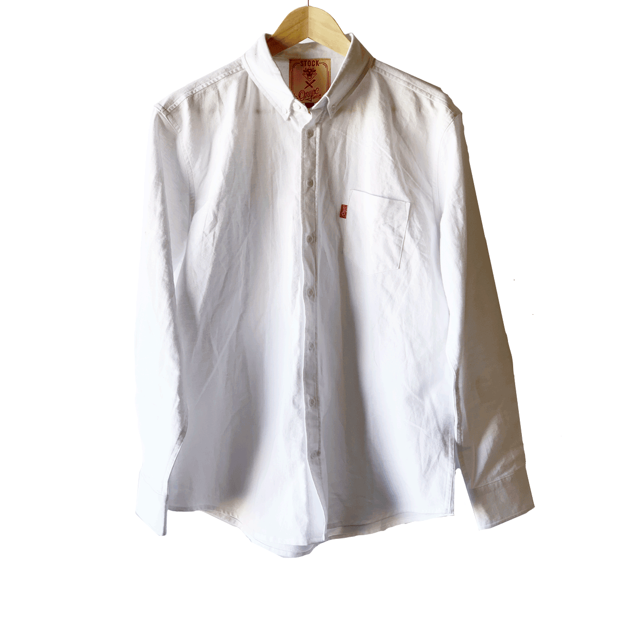 Onyx Denim Button-Up (White)