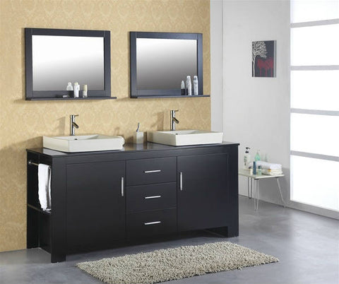 Virtu USA - UM-3036-WM-GR - Ivy 36 in. Bathroom Vanity Set